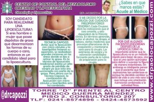 peritos en valencia Dr. Paolo Capozzi - Centro de Control del Metabolismo Obesidad y Lipoescultura
